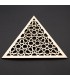 Celosía Árabe Triangular - Madera Laminada - Diseño Muzalaz