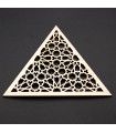 Celosía Árabe Triangular - Madera Laminada - Diseño Muzalaz