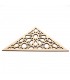 Celosía Árabe Triangular - Madera Laminada - Diseño Muzalazat