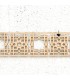 Arabisches Holzgitter 10x50cm - Geometrische Designs - Laserschneiden - TIH-Modell