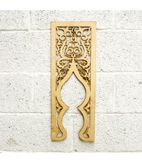 Celosía Árabe Madera - 59 x 22 - Modelo Bab Elvira