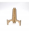 Exhibitor Base Type Laminated wood - 16 x 6 cm