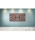 Cabeceira Floral Barroco - 160 x 80 cm - Estrutura de madeira