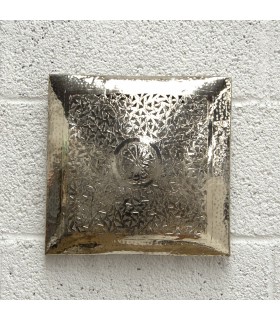 Lampada da parete - Ottone nichelato - Modello Aqhawan