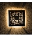 Arabic Wall Lamp - Nickel Plated Brass - Khabazaa Model