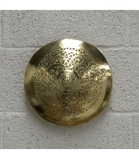 Arabic Ceiling or Wall Ceiling Lamp - Nickel Plated Brass - Alsuquf Model