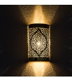 Applique Cylindre Arabe - Laiton Doré - Modèle Qatara