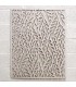 Lattice in legno bianco - Design autunnale - 100 x 80 cm