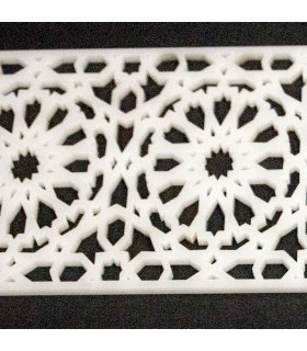 Plantilla Celosía Árabe Metacrilato 50 x 10 - Modelo Alhambra