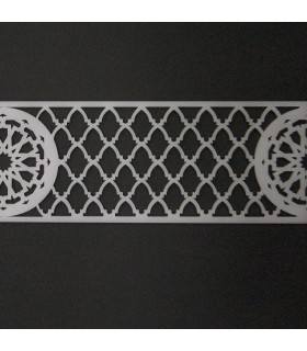 Plantilla Árabe Celosía Metacrilato 50 x 10 - Reutilizable - Modelo 10