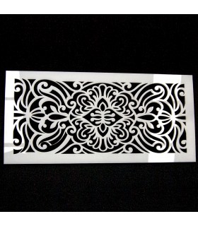 Plantilla Celosía Metacrilato Floral 40 x 20 - Modelo Barroco