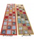 Mat Gold gestickt lange - 145 x 48 cm - verschiedene Farben
