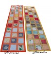 Tapete Bordados Dorados Largo - 145 x 48 cm - Varios Colores