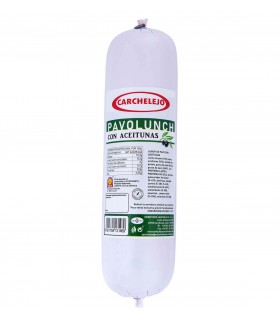Pavolunch com azeitonas halal - 1 kg - Carchelejo